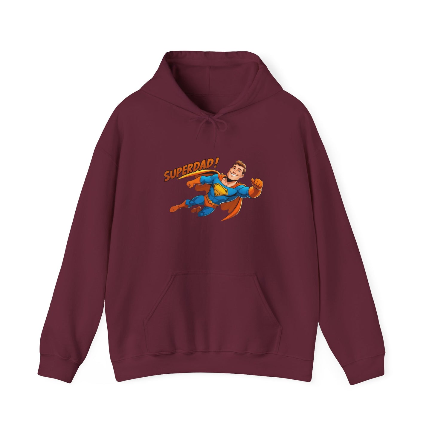 The SUPERDAD! Hoodie Sweatshirt: Wear Your Resilience.