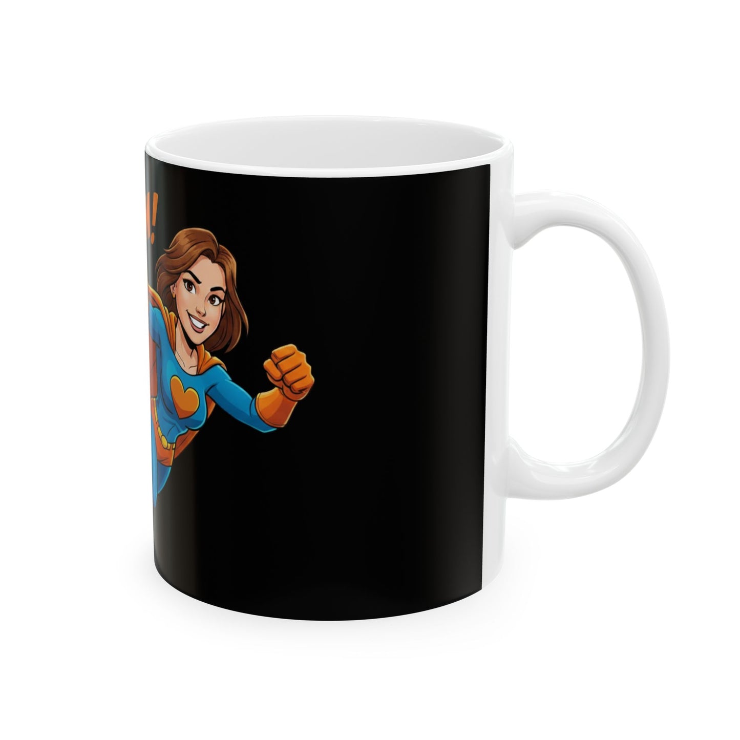 The SUPERMOM! Mug: Fueling the Unstoppable Hero.