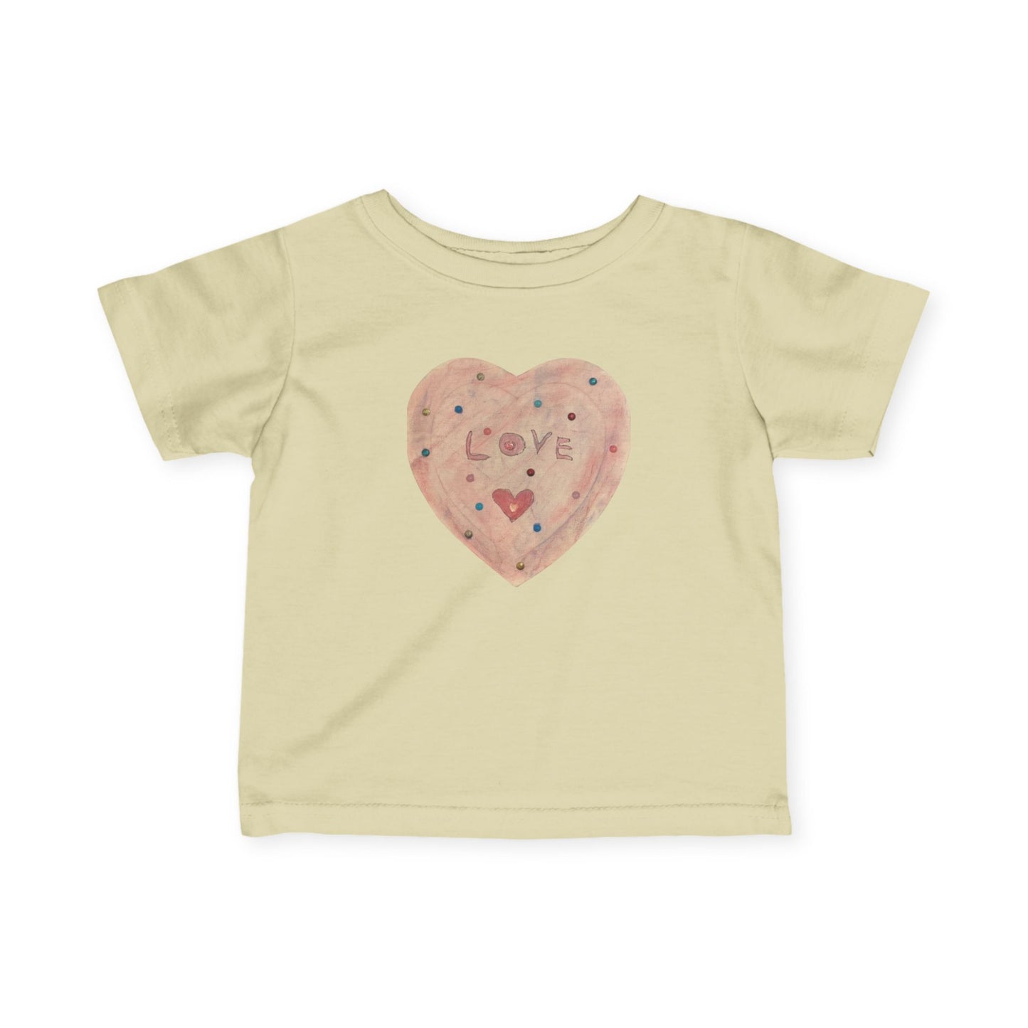 Mia’s "Love" Heart Infant Tee: A Child’s Message of Pure Lov