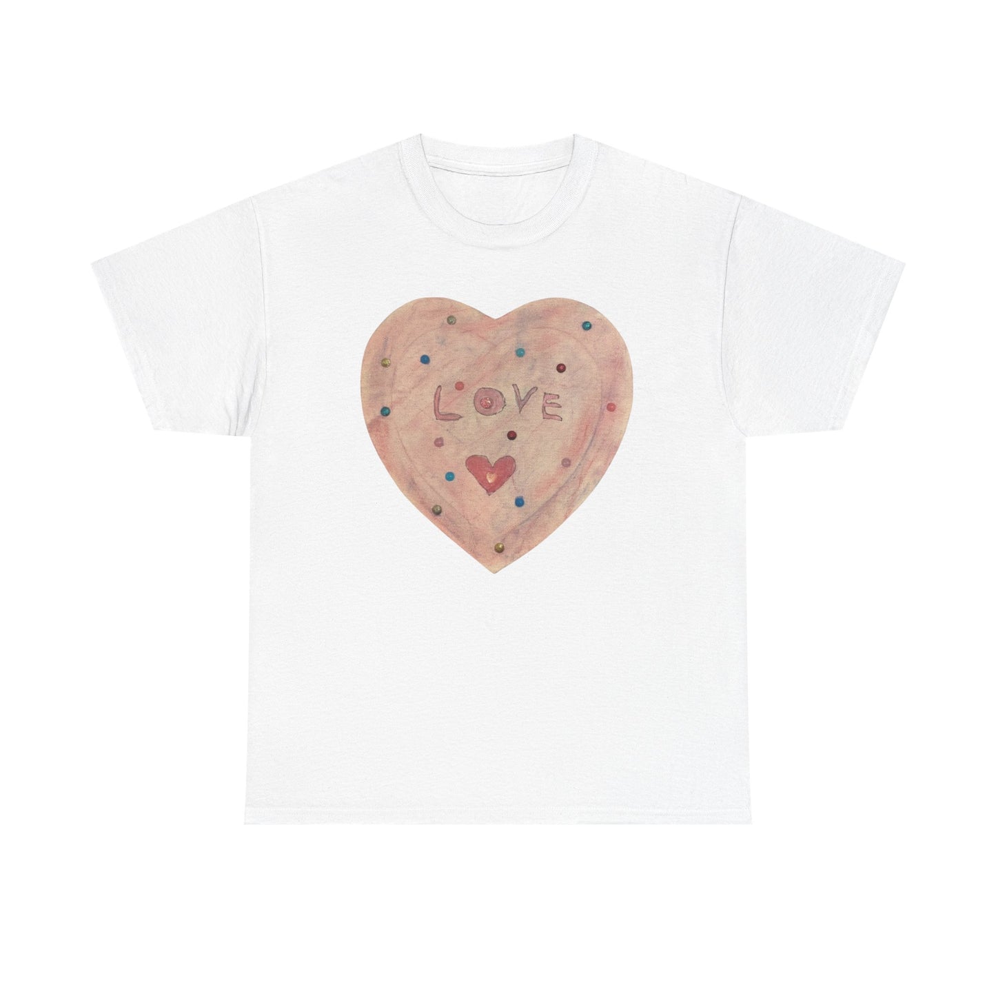 Mia’s "Love" Heart Adult T-Shirt: A Child’s Voice for Family Unity