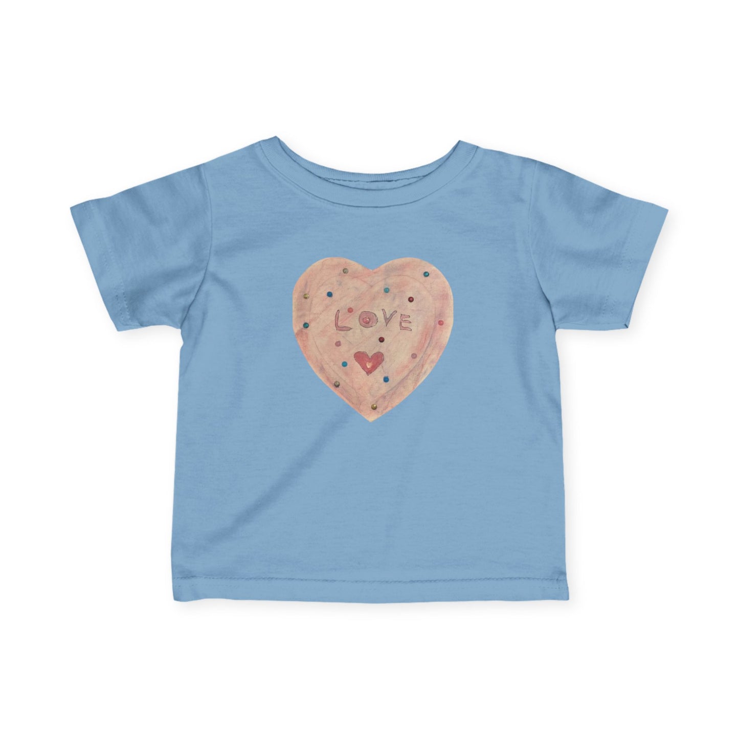 Mia’s "Love" Heart Infant Tee: A Child’s Message of Pure Lov