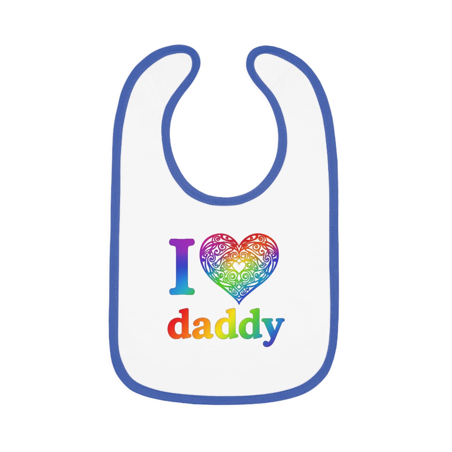 The "I ❤️ Daddy" Celtic Heart Mandala Baby Bib