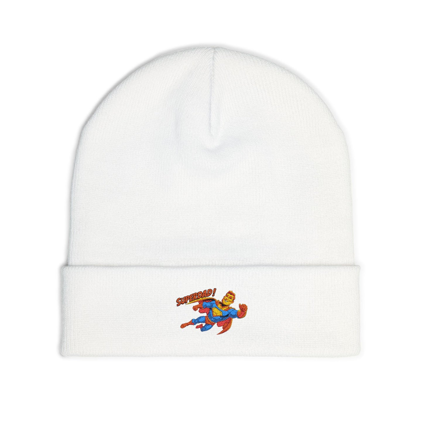 SUPERDAD! Commitment Knit Beanie: Headwear for the Unyielding Father