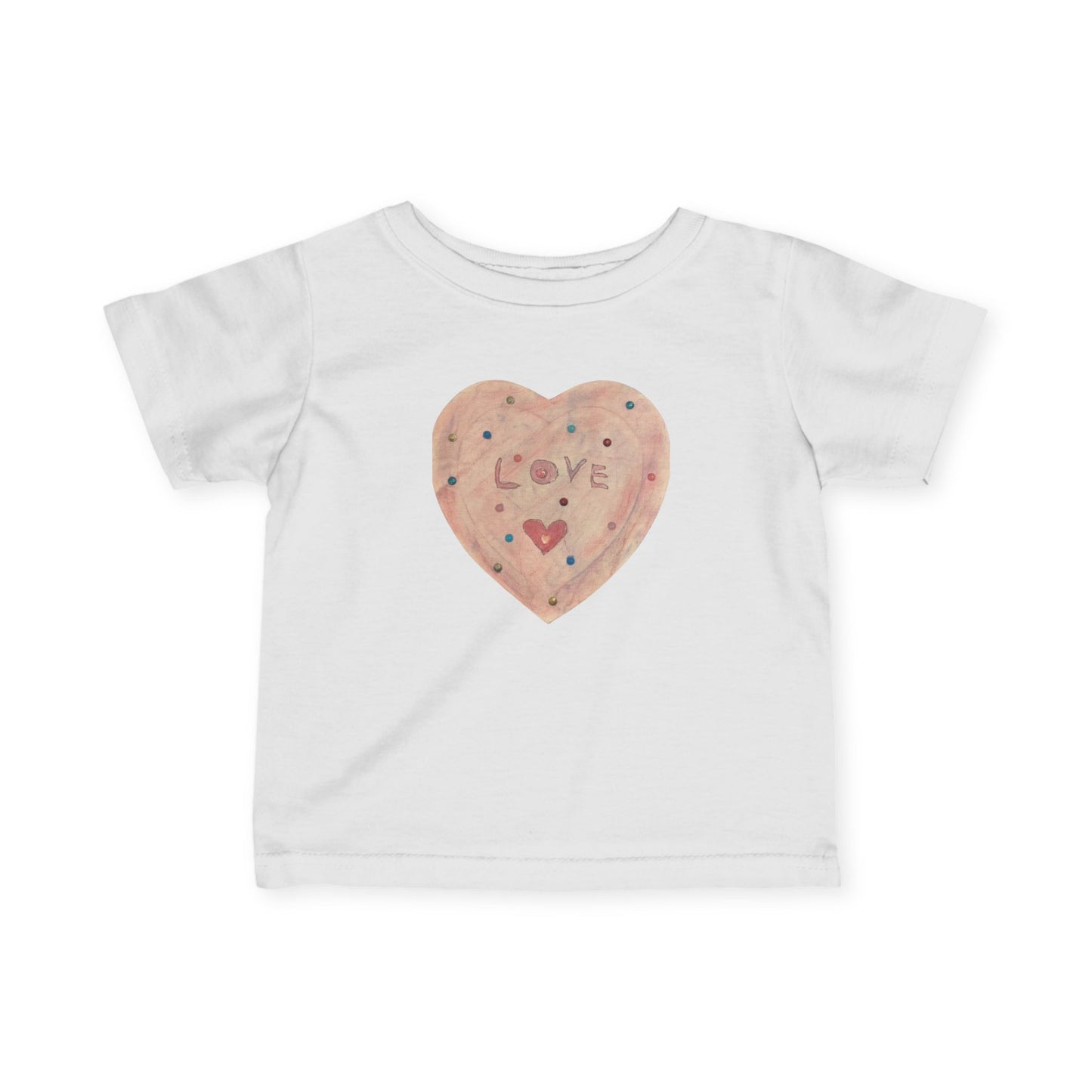 Mia’s "Love" Heart Infant Tee: A Child’s Message of Pure Lov
