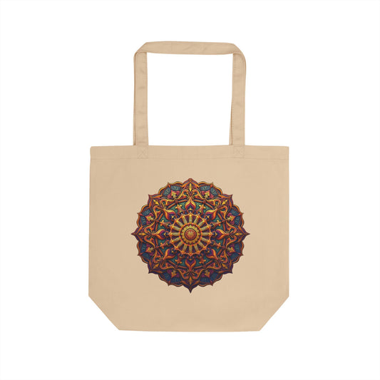 Eco-Friendly Family First Celtic Mandala Tote Bag: Symbol of love.
