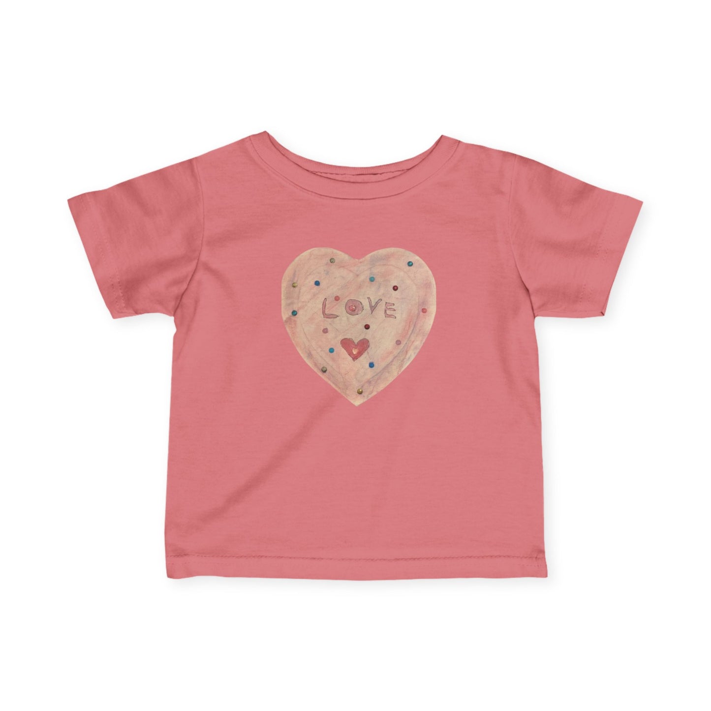 Mia’s "Love" Heart Infant Tee: A Child’s Message of Pure Lov