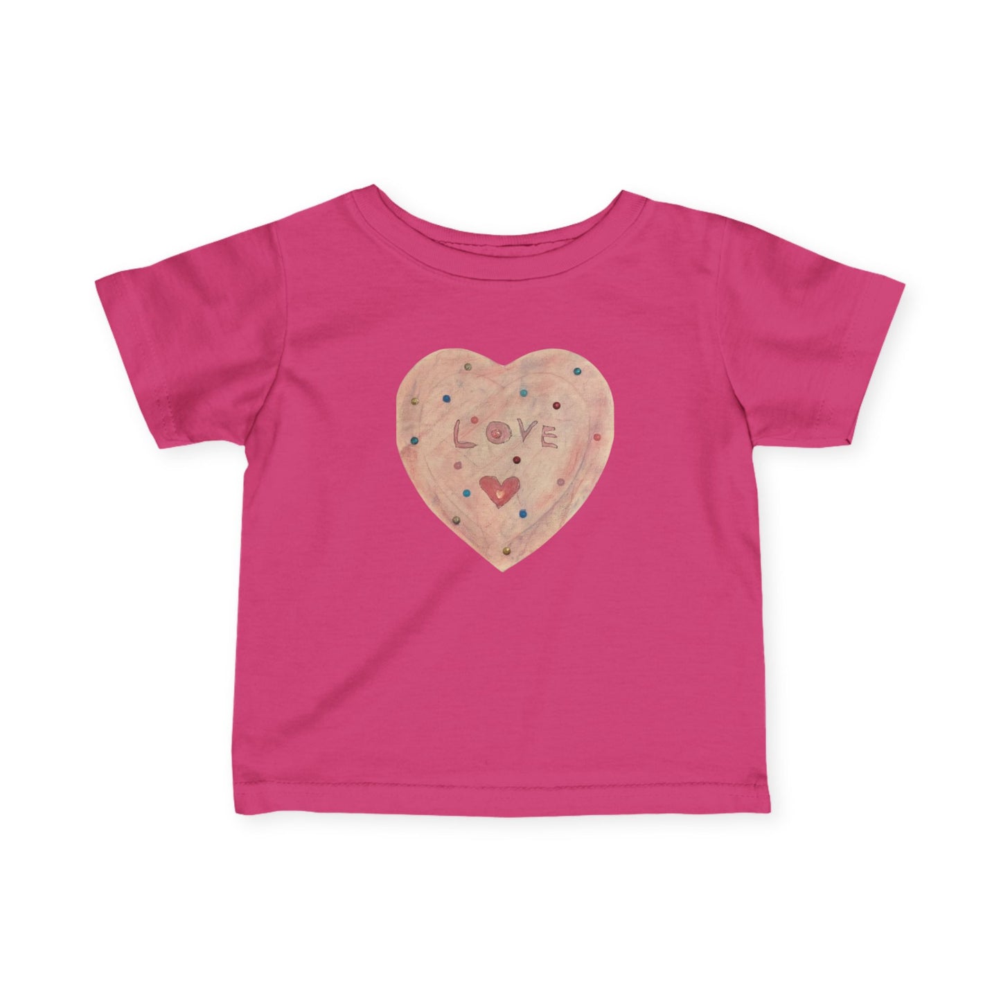 Mia’s "Love" Heart Infant Tee: A Child’s Message of Pure Lov