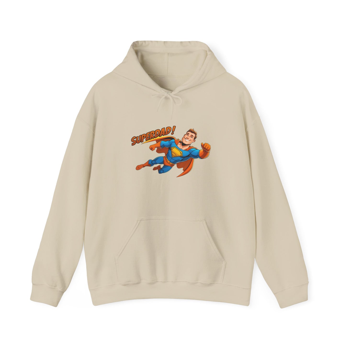 The SUPERDAD! Hoodie Sweatshirt: Wear Your Resilience.
