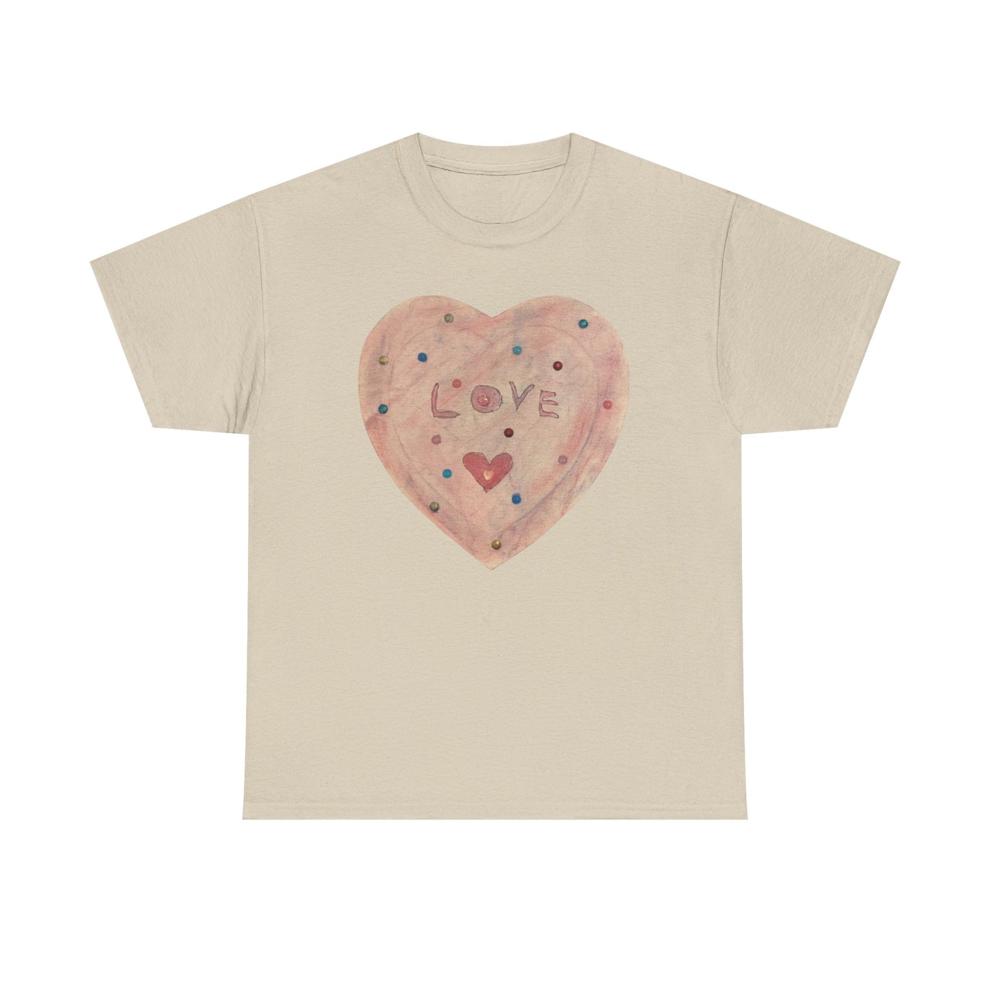 Mia’s "Love" Heart Adult T-Shirt: A Child’s Voice for Family Unity
