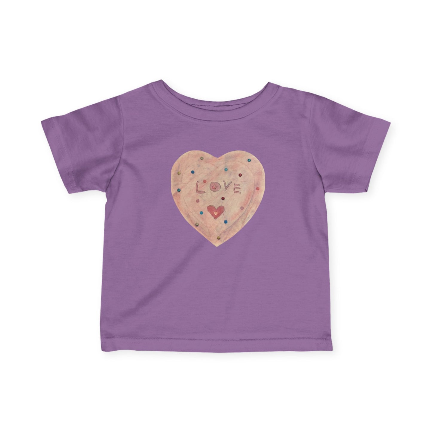 Mia’s "Love" Heart Infant Tee: A Child’s Message of Pure Lov