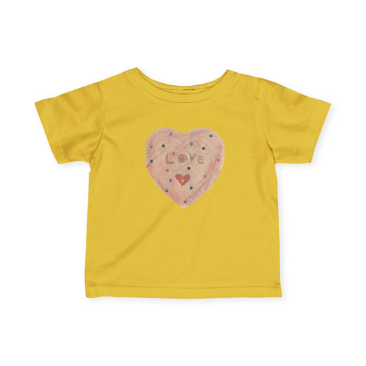 Mia’s "Love" Heart Infant Tee: A Child’s Message of Pure Lov