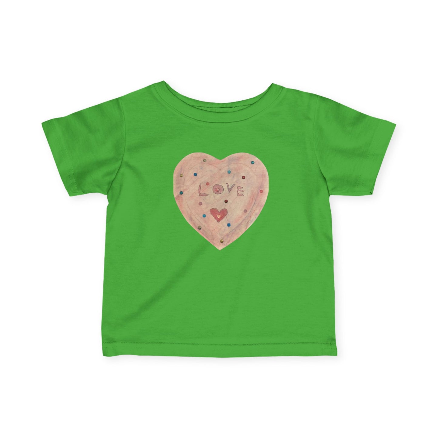 Mia’s "Love" Heart Infant Tee: A Child’s Message of Pure Lov